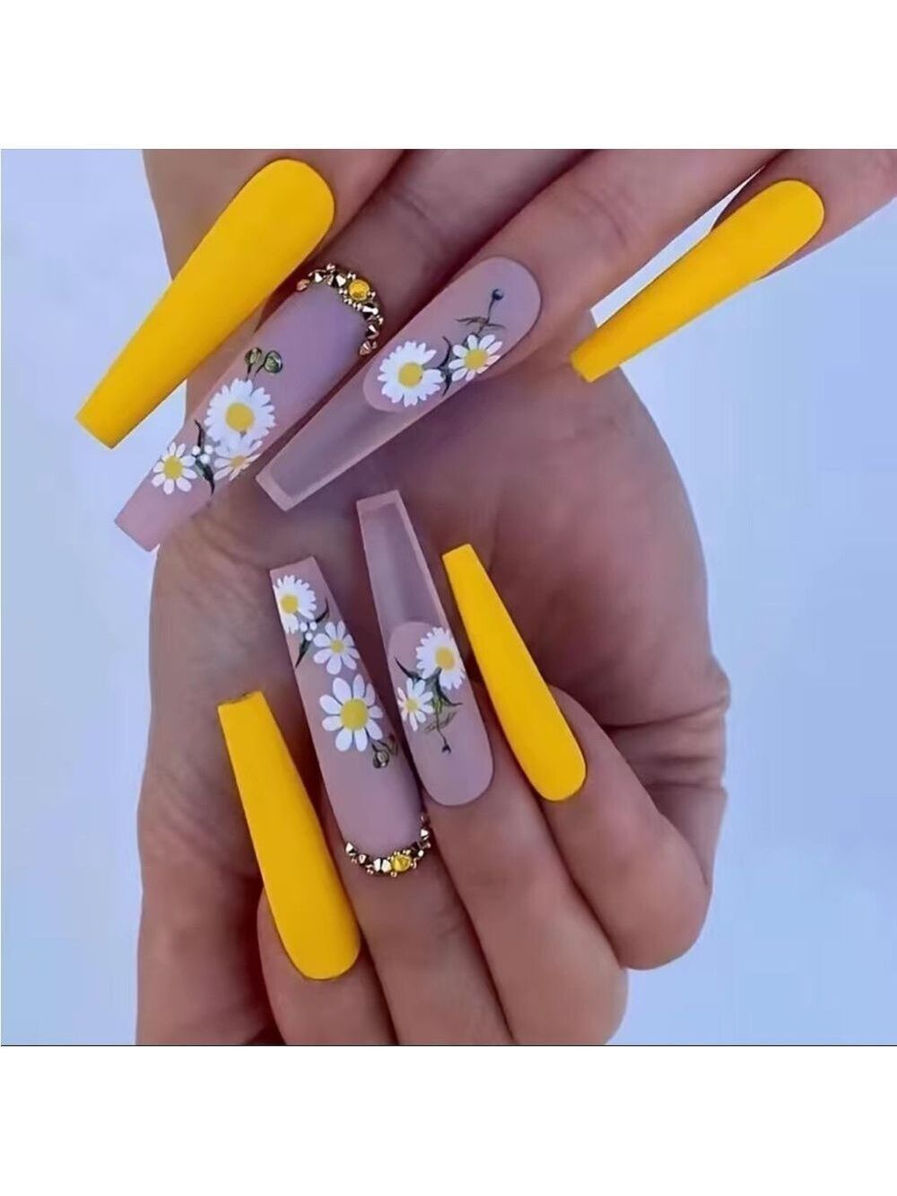 Daisy Doll - Nail Junkie - full artificial nail set